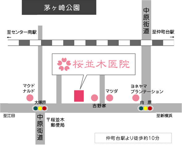 桜並木医院アクセスマップ